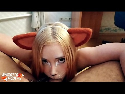 ❤️ ʻAle ʻo Kitsune i ka ʻāʻī a me ka cum i loko o kona waha ❤️❌ Porn video ia makou